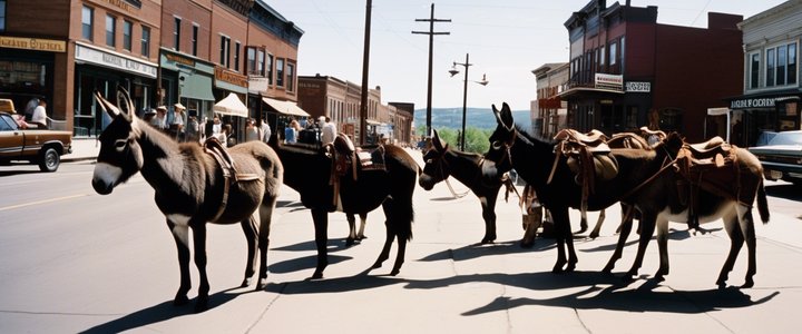 Stock photo related to Cripple Creek Donkeys Free to Roam in the City on Memorial Day