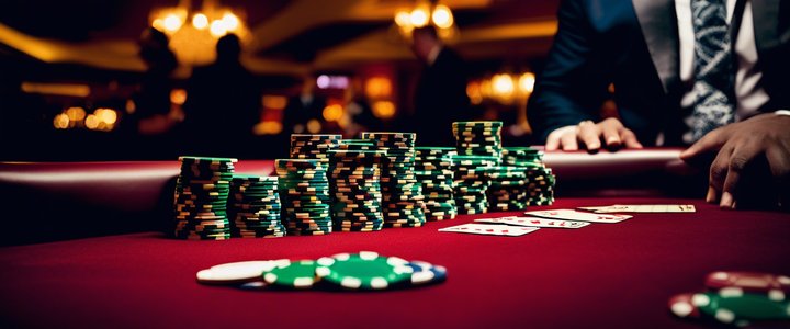 Martin Kabrhel competing at the World Series of Poker tournament table.