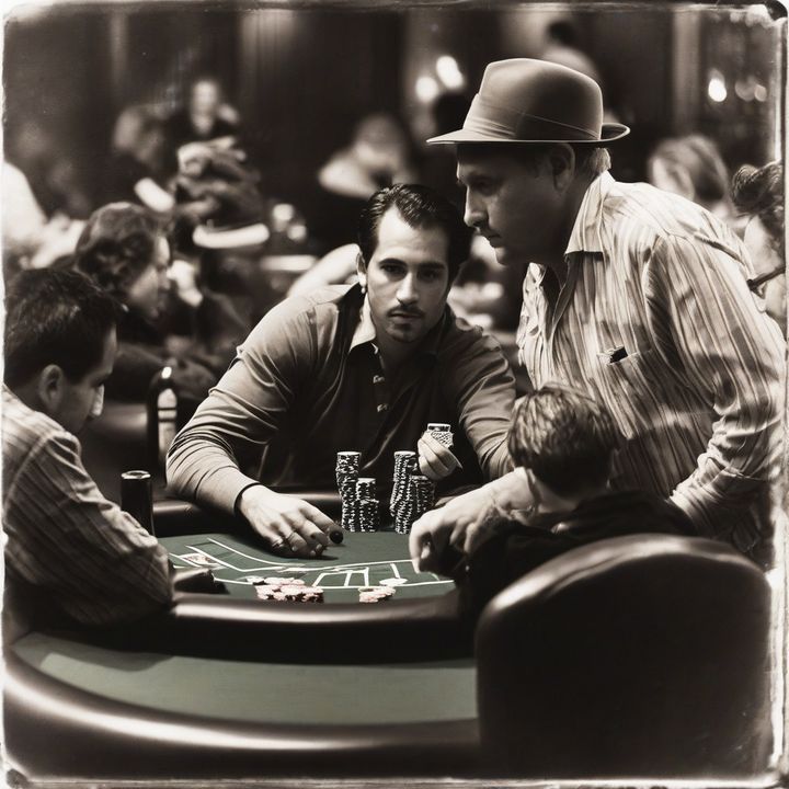 Garrett Adelstein plays poker, receiving a check-raise at the table.
