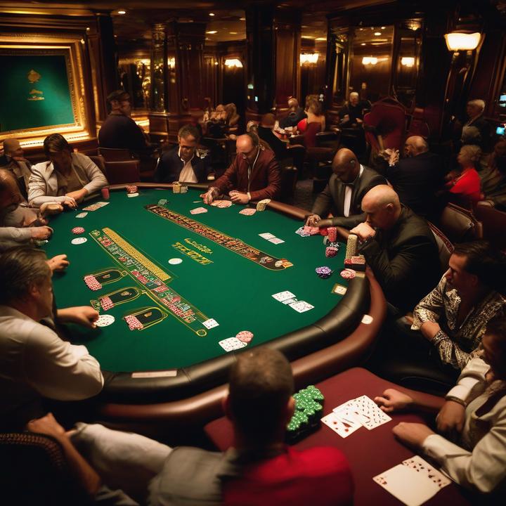 Michael Mizrachi and Martin Kabrhel playing poker at Venetian live cash game table