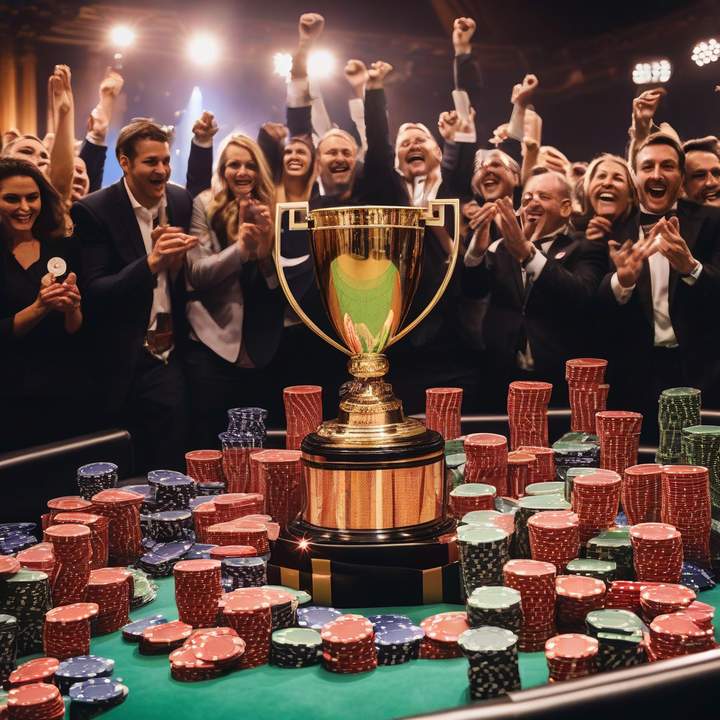 Haoran Sun holds championship trophy after winning 2025 WPT Prime Thailand event.